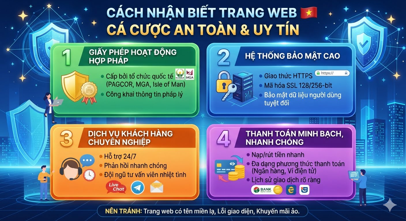 các trang web cá cược an toàn